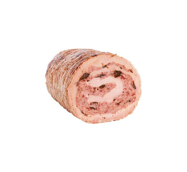 Arrosto pancetta e prugne