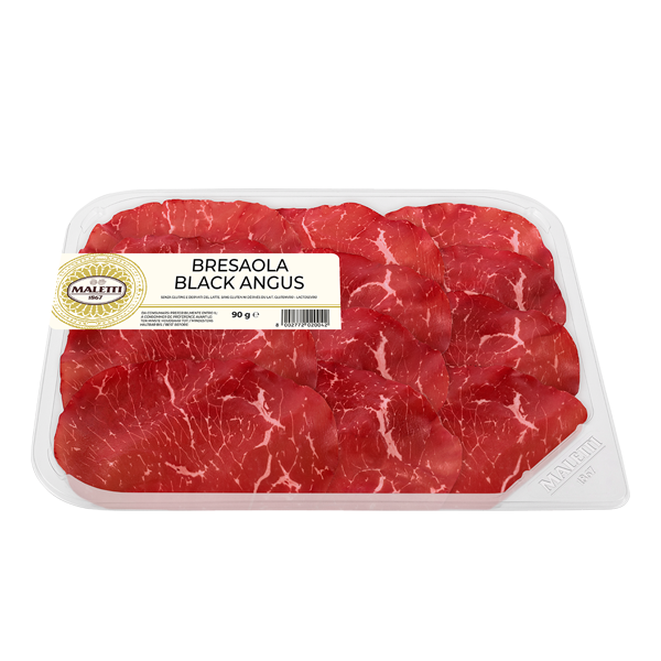 Sliced Black Angus beef Bresaola