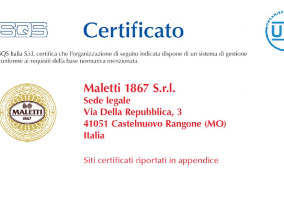 Certificato di Parit&agrave; di Genere 