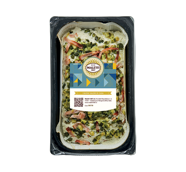 Lasagne prosciutto cotto e zucchine 