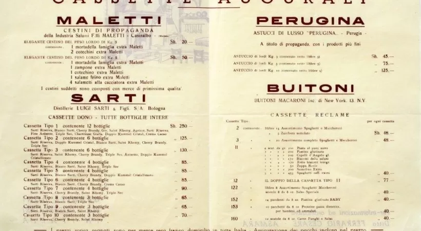 Storia dei cesti natalizi Maletti: dagli anni '50 ad oggi