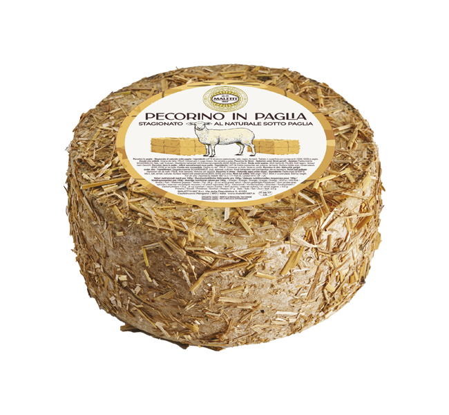 Pecorino Affinato In Paglia