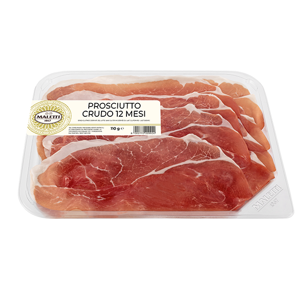 Sliced Italian cured ham