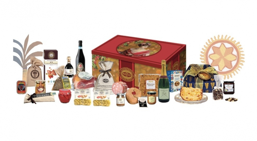 Christmas 2021 gifts with high-quality Italian food and wine