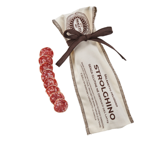 Delicious Strolghino salami
