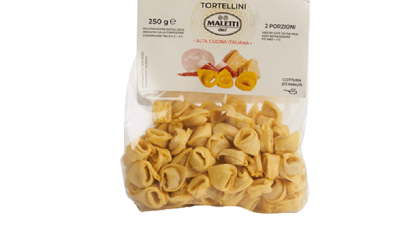 Tortellini di Bologna confezionati